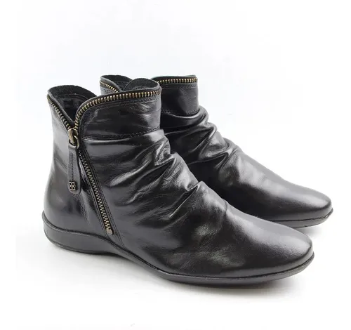 Botas femininas cano cheap curto perlatto