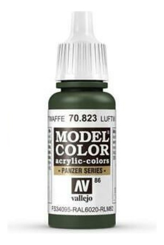 Vallejo Model Color 17ml Pintura Acrílica Color 86 Alemán Camuflaje Luftwaffe 70.823