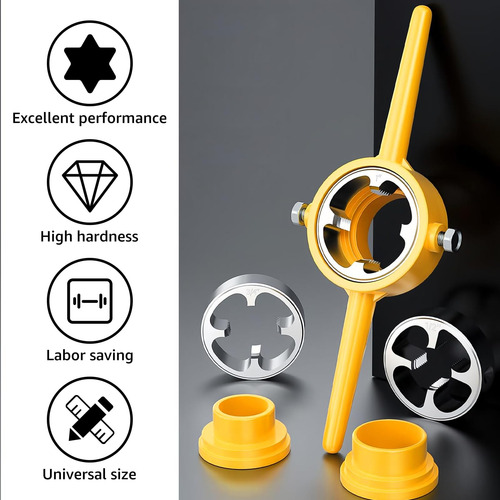 Kit De Herramientas Roscas Pvc 12 Piezas Marca Sin Especific