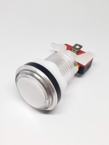 Boton Pulsador Arcade Led Generico 24mm Luz (elegir Color)