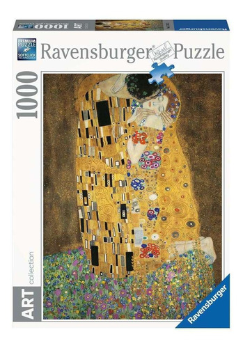 Imagen 1 de 2 de Rompecabezas Ravensburger Art Collection Gustav Klimt: El Beso 15743 de 1000 piezas