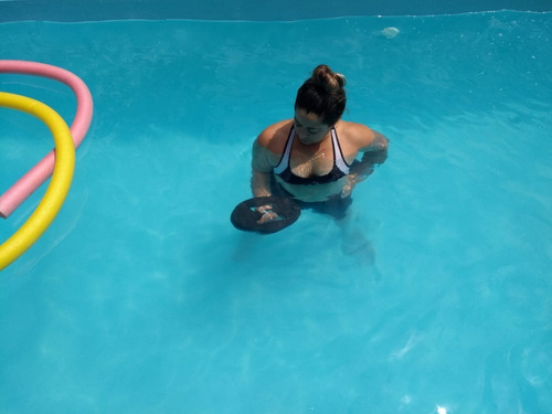 Imagem 2 de 2 de Acqua Disco Hidroginástica Halter Aquático Exercícios