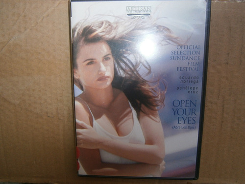 Abre Los Ojos Dvd Penelope Cruz Noriega Alejandro Amenabar 