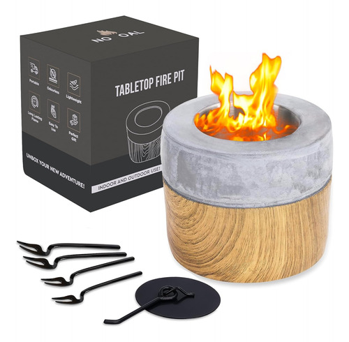 Fogata Personal Con Tenedores Para Asar, Chimenea Personal, 