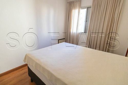 Imagem 11 de 15 de Flat Em Moema Todo Mobiliado, Venha Conhecer O Moema Top Life. - Sf25191