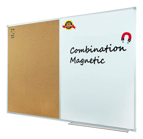 Ic Dry Erase Board And Cork  In Board Combination, 36 X...