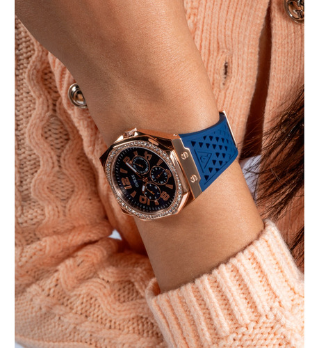Reloj Guess Para Mujer Zest Color Azul