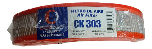 Filtro De Aire Ck303 F-100 -ford Corcel - Del Rey - Mustang 