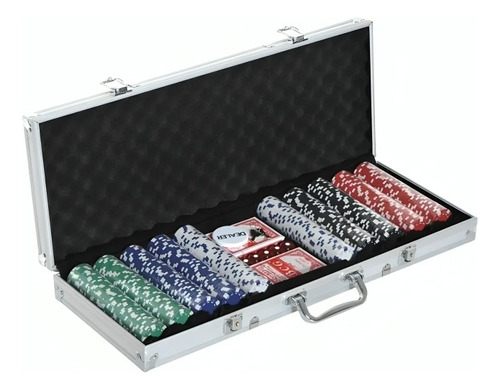 Set Poker Profesional 500 Fichas 11,5gr + Maleta Aluminio, 