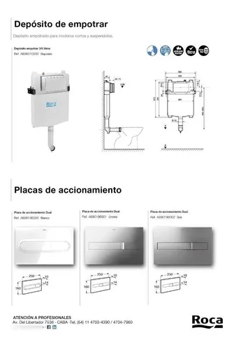Deposito de embutir roca sales