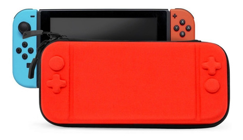 Imagen 2 de 8 de Funda Nintendo Switch Kit 5 En 1 Case Joycon Grips Mica