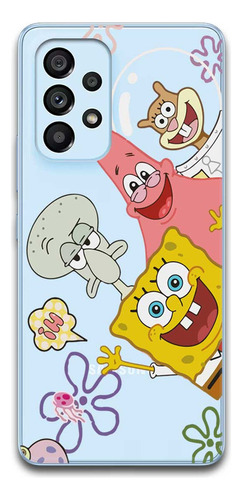 Funda Bob Esponja 8 Transparente Para Galaxy Todos