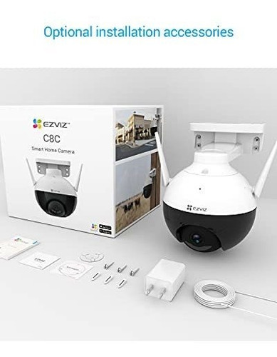 Imagen 9 de 9 de Cámara Exterior Ezviz Pan/tilt/zoom, 360°, Wifi 1080p