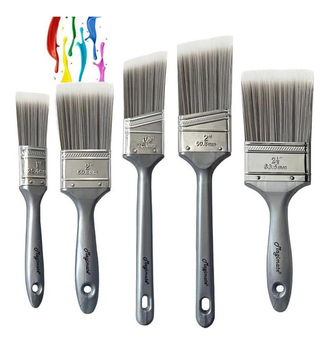 Juego De Pinceles De Pintura Magimé, Pinceles De Manchas De