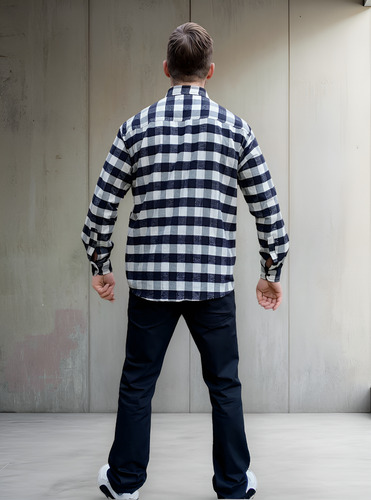 Camisa Leñadora Hombre Abrigada Cuadros