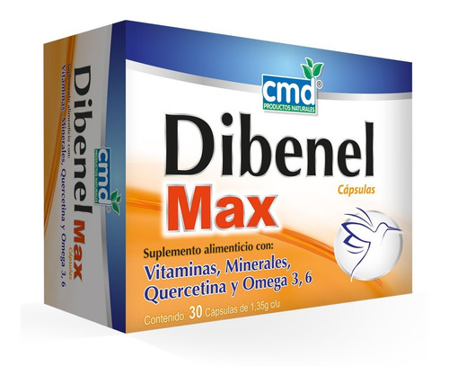 Dibenel Max Multivitaminico, Quercitina, Omega C/30 Cáps Cmd