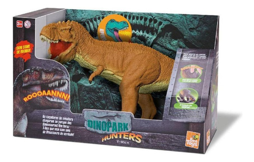 Dinossauro Jurassic Tiranossauro Rex Com Som Realista 48 Cm