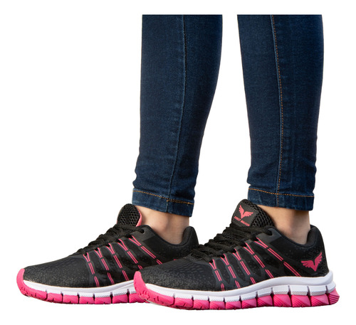 Tenis Feminino Corrida Estiloso Moda Fitness Para Caminhada