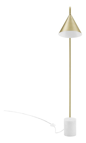 Eei-6531-sbr Ayla - Lámpara De Pie Con Base De Mármol, Latón