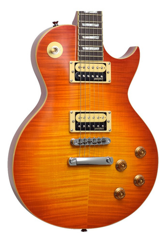 Guitarra Vintage Les Paul Reissued V100 Thb Thru Honeyburst Material do diapasão Pau-rosa Orientação da mão Destro