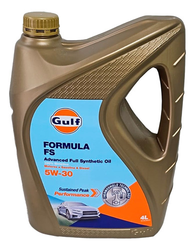 Aceite Gulf Sintetico 5w30 4l Ford Ecosport 1.5 Dragon 3 Cil