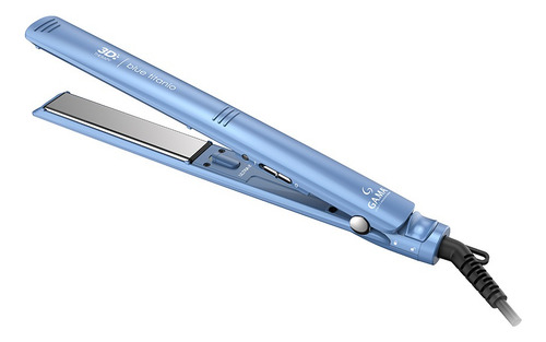 Planchita Gama Profesional Blue Titanio Ion Ultra Slim 230°c Color Celeste