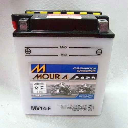 Bateria Moura Cbx 750/vulcan 750 14 Amperes Mv14e-yb14-a2
