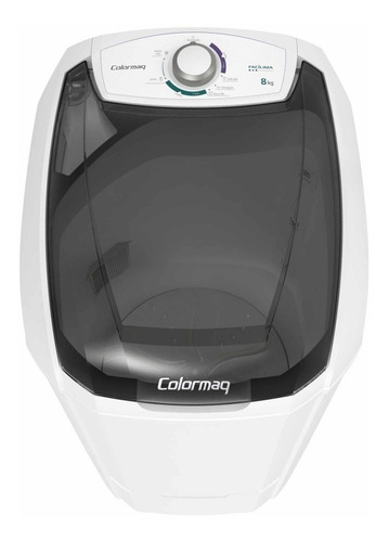 Imagem 2 de 3 de Máquina de lavar semi-automática Colormaq LCS - 8kg branca 127 V