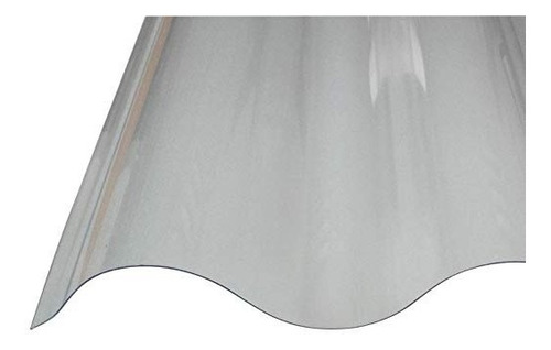 Imagen 2 de 2 de Chapa Policarbonato Acanalada 0.8mm X 2,00mts - Antigranizo