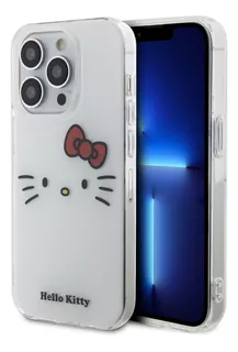 Case Hello Kitty Printed Blanco Compatible iPhone 15 Promax