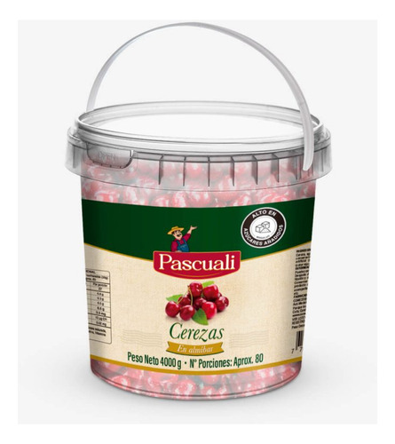 Cereza Balde 4000 G Pascuali Cj 4 - g a $358