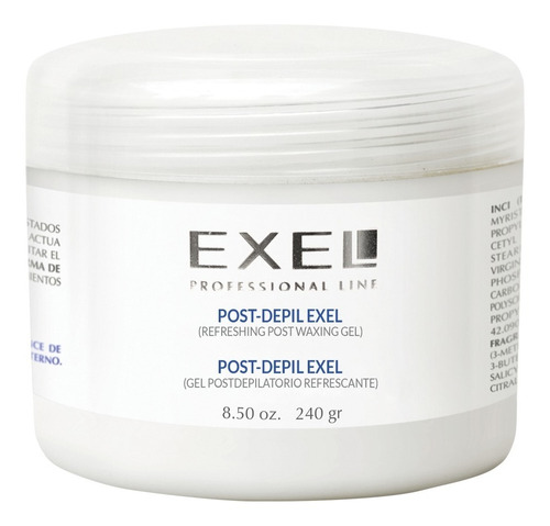 Gel Post Depilatorio Refrescante Depilación Exel 240gr