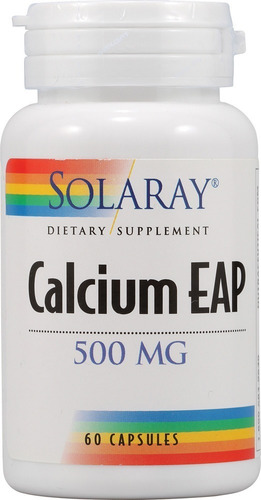 4 Unidades Calcium 2 Eap Solaray 60caps 500mg Pronta Entrega