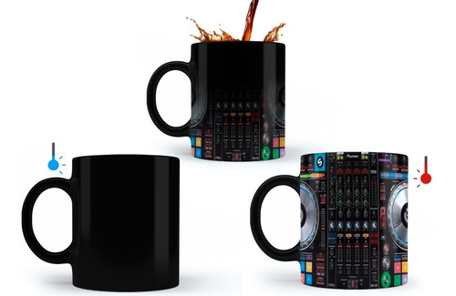 Taza Magica Ceramica Mezcladora Controladora Dj Consola 560