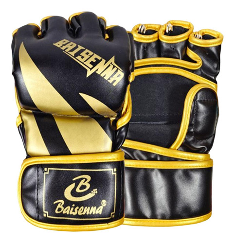 Guantes De Mma Medio Dedo Sparring Profesional Grappling