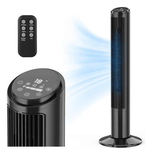 Ventilador De Torre Oscilante Control Remoteo 3 Vel