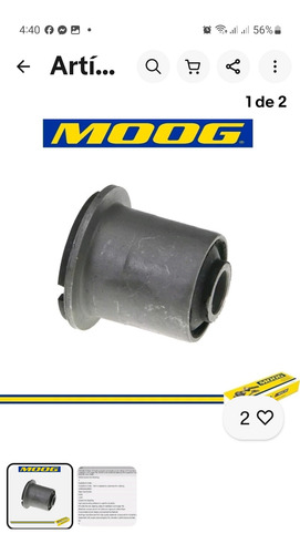 Bujes Meseta.superiores 48632-35080 Moog Prado/4runner3.4lts