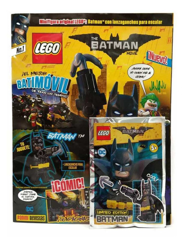 The Batman Movie Lego Tomo 1 Revista Panini Original Español