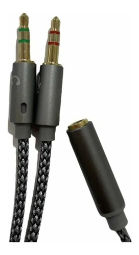 Splitter Pro Adaptador 3.5mm Audio Para Microfono Audífono