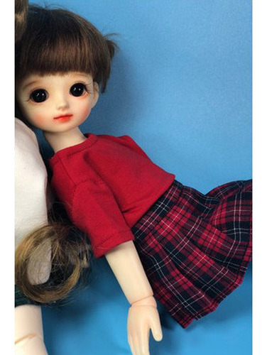 1/6 Bjd Doll Clothes Falda Plisada Clásica Jk Falda Unifor