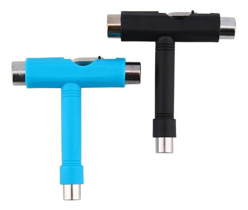 2 Pcs Multi Function Skateboard T-tool Screwdriver Socket