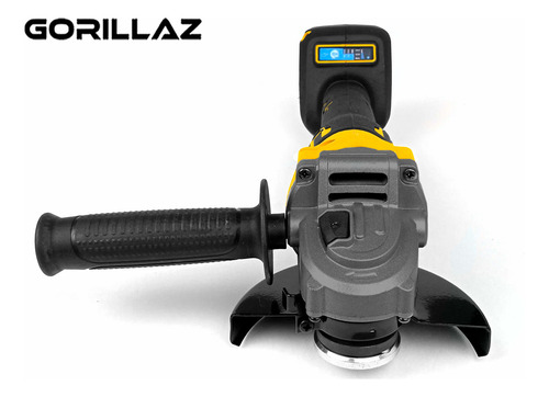 Esmerilhadeira Lixadeira Angular 2 Baterias 21v 4.1/2 Com Maleta Acessórios E Discos De Corte110/220v Rsh24k Rishon