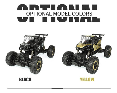 Carrinho 4x4 Metal Crawler Rc 2.4 Mhz Monster Pronta Entrega