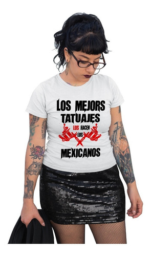 Camisetas Para Estudio De Tatuajes Modernas Para Mujer Cleen