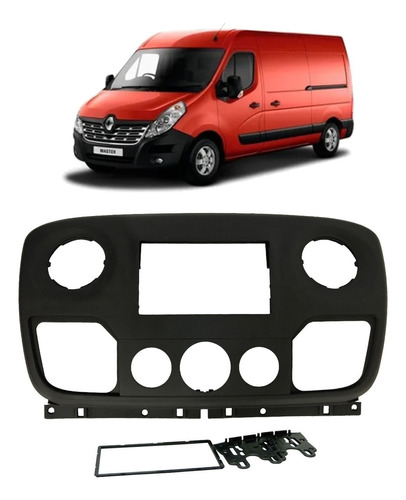 Moldura 2 Din Renault Master 2013 A 2019