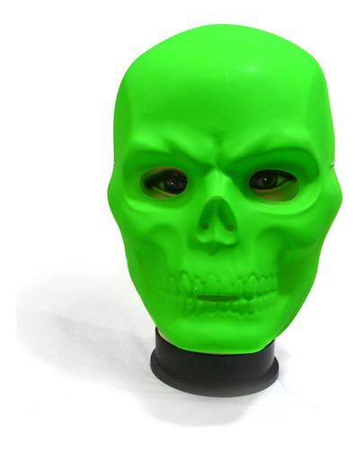 Careta Calavera Fluo Halloween Disfraz