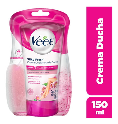 Crema Depilatoria Veet De Ducha Silk&fresh Piel Normal 150ml