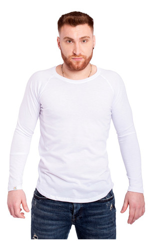Imagen 8 de 9 de Remera Hombre Pack 2 Manga Larga Ultima Modelo Importad A15