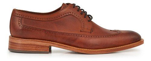 Zapato Hombre Cuero Vestir Mocasin Brogue Nautico - Briganti