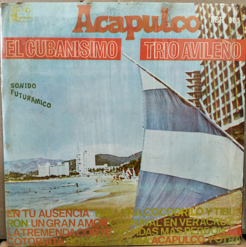 Lp El Cubanisimo Trío Avileño De Fernando Estenoz - Acapulco